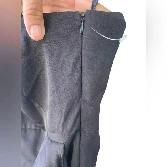 Do+Be women’s black mini one shoulder side zip party dress sz small NWT - Picture 6 of 6